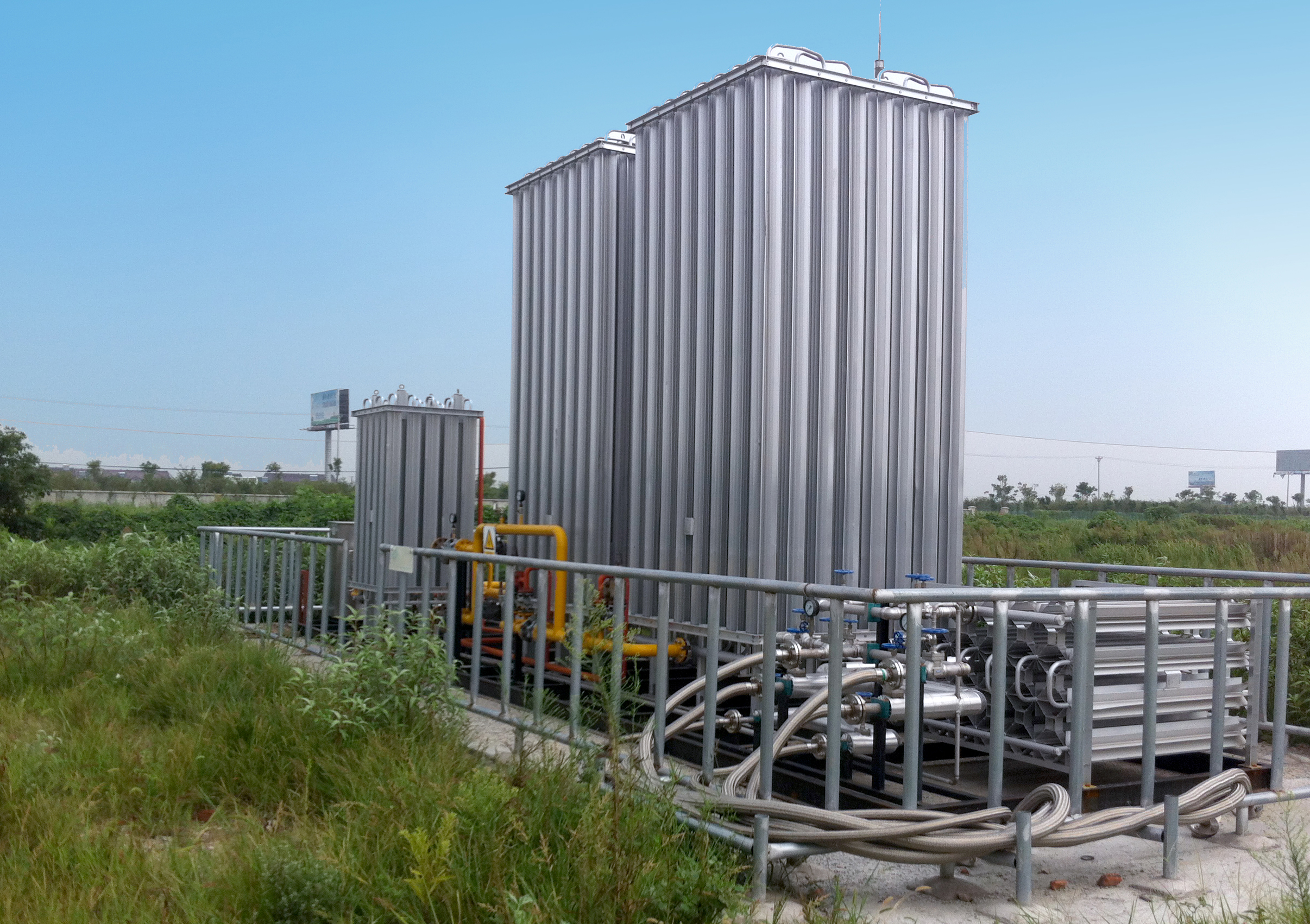 1000nm3/h lng气化调压撬 卸车增压撬